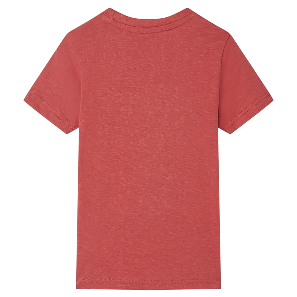 Kinder-T-Shirt Paprikarot 116