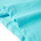 Kinder-T-Shirt Aquablau 116