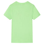 Kinder-T-Shirt Neongrün 116