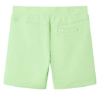 Kindershorts Fluo-Grün 128
