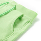 Kindershorts Fluo-Grün 128