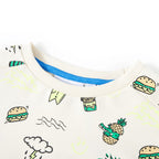 Kinder-Sweatshirt Helles Ecru 140