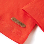 Kinder-Langarmshirt Hellorange 104