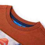Kinder-Langarmshirt Dunkelorange 128