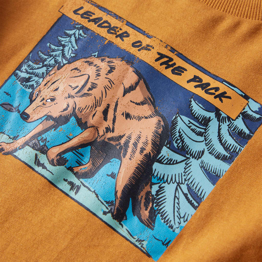 Kinder-Langarmshirt Dunkelocker 128