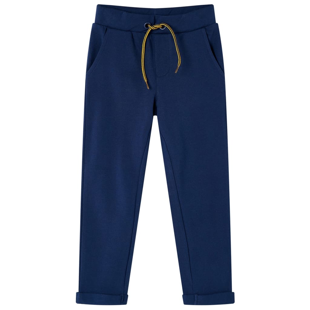 Kinderhose mit Kordelzug Marineblau 104