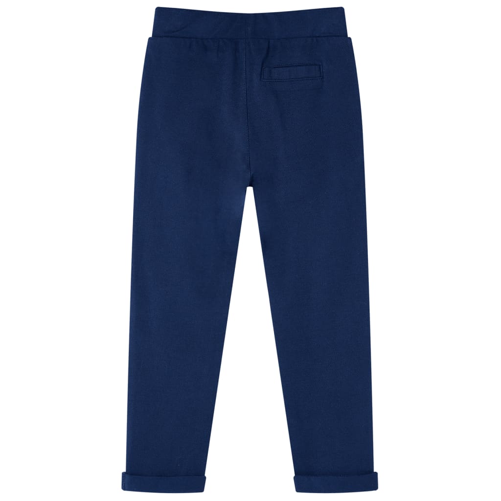 Kinderhose mit Kordelzug Marineblau 116