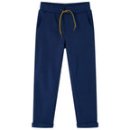 Kinderhose mit Kordelzug Marineblau 128