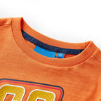 Kinder-Langarmshirt Dunkelorange 92