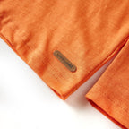 Kinder-Langarmshirt Dunkelorange 92