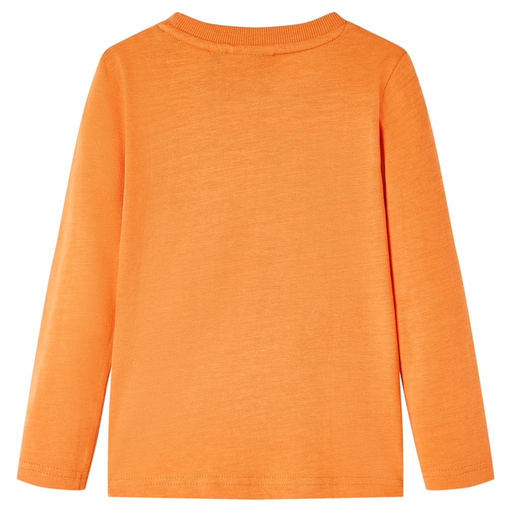 Kinder-Langarmshirt Dunkelorange 104