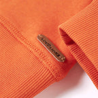 Kinder-Sweatshirt Dunkelorange 128