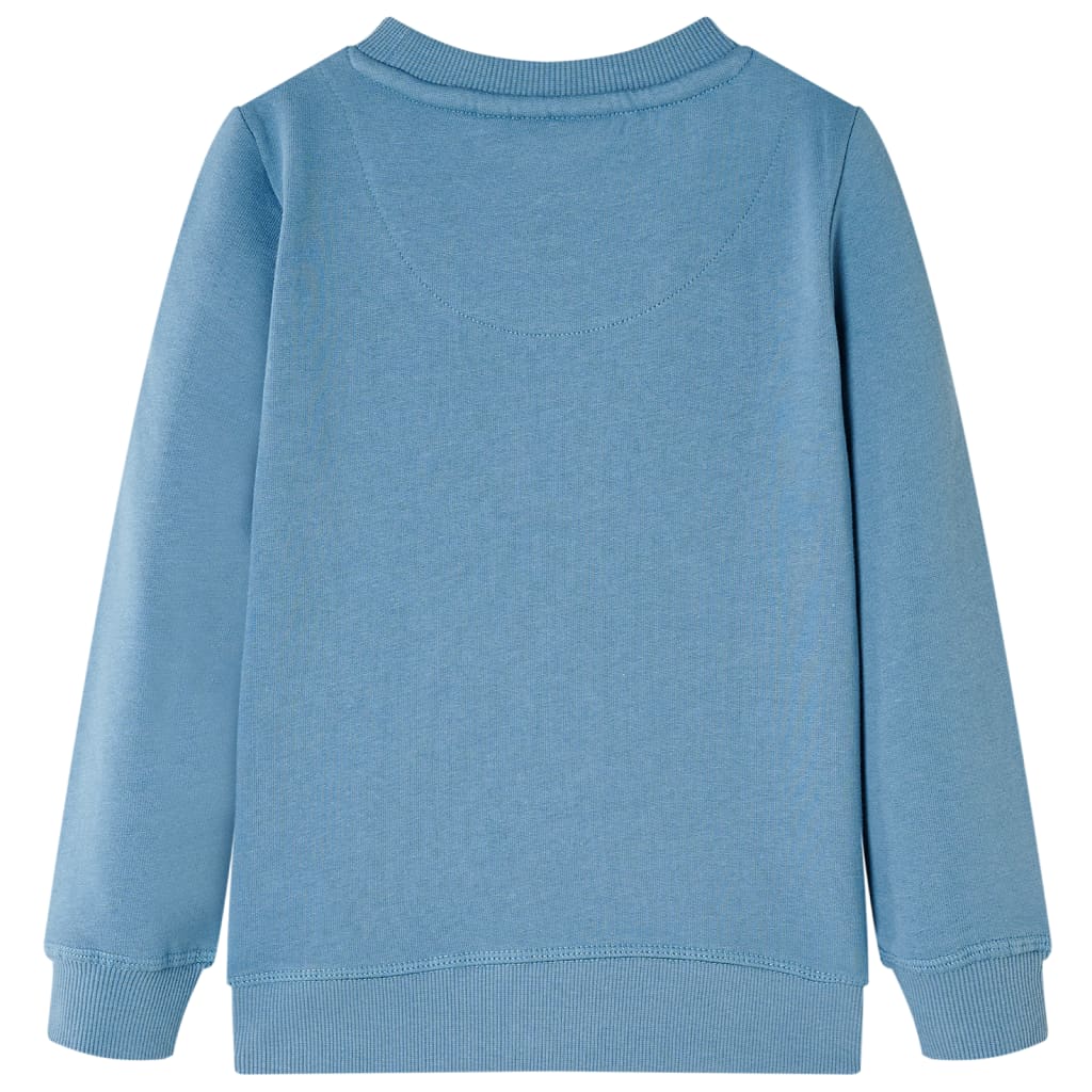 Kinder-Sweatshirt Mittelblau 104