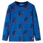 Kinderpyjama mit Langen Ärmeln Petrolblau 92