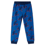 Kinderpyjama mit Langen Ärmeln Petrolblau 104