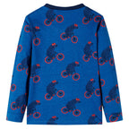 Kinderpyjama mit Langen Ärmeln Petrolblau 116