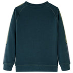 Kinder-Sweatshirt Moosgrün 116