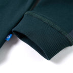 Kinder-Sweatshirt Moosgrün 116