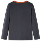 Kinder-Langarmshirt Anthracite 104