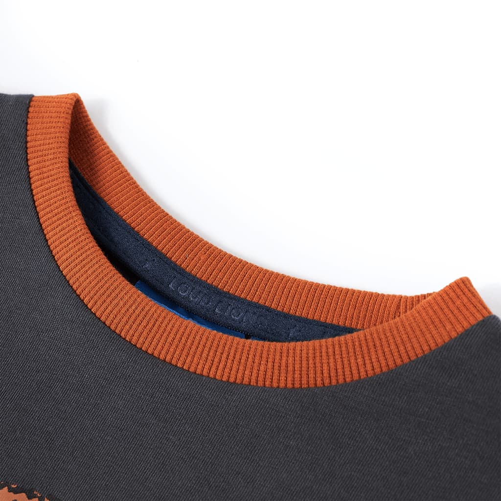 Kinder-Langarmshirt Anthracite 104