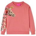 Kinder-Sweatshirt Altrosa 92