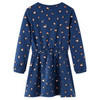 Kinderkleid mit Langen Ärmeln Marineblau 104