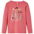 Kinder-Langarmshirt Altrosa 104