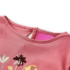 Kinder-Langarmshirt Altrosa 128