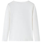 Kinder-Langarmshirt Ecru 128