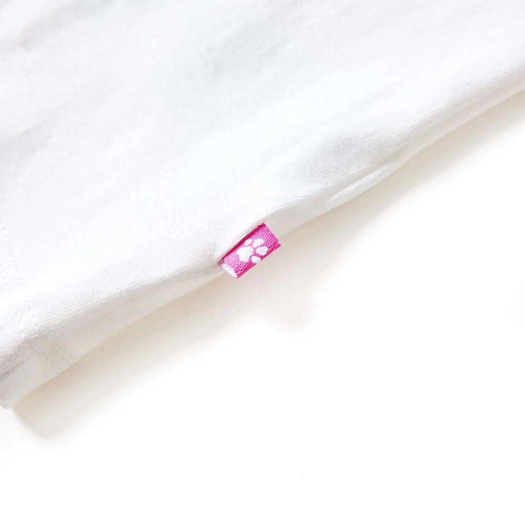 Kinder-Langarmshirt Ecru 128