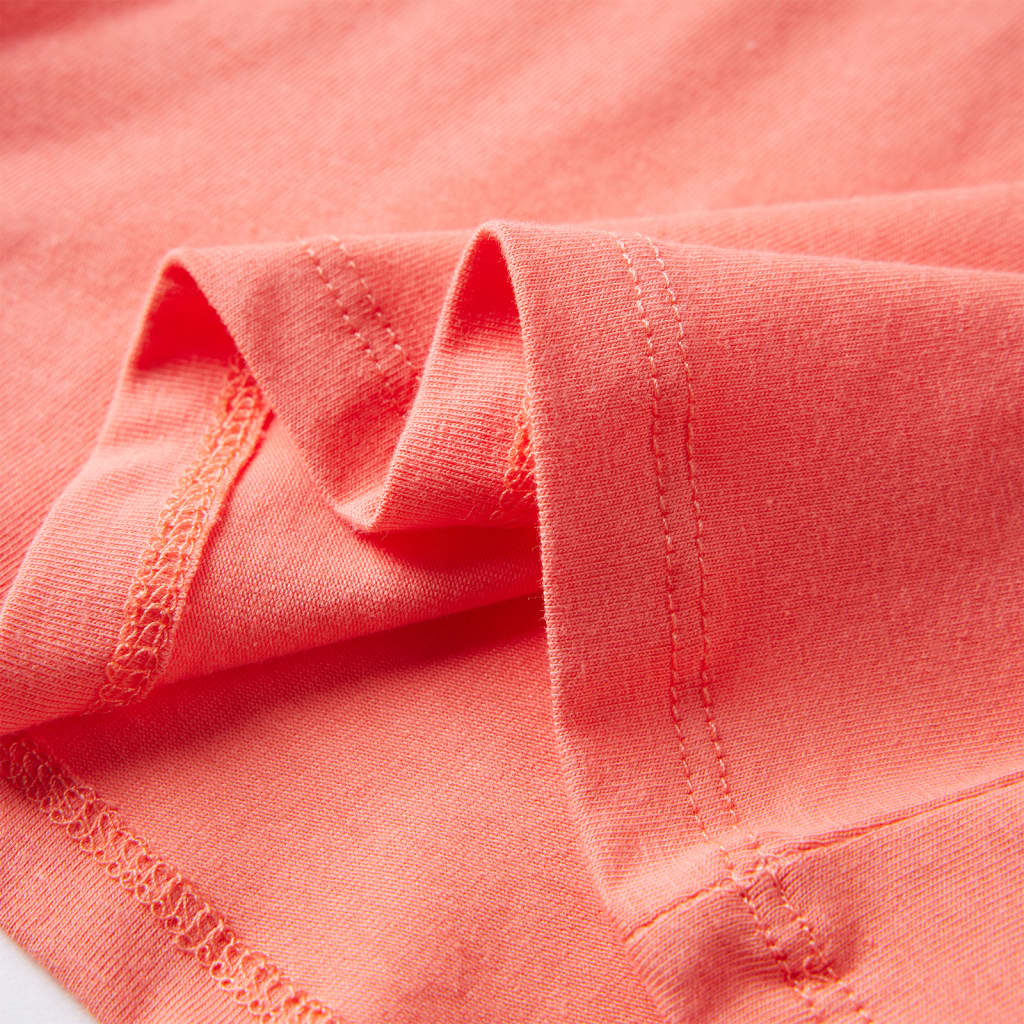 Kinder-Langarmshirt Korallenrosa 104