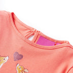 Kinder-Langarmshirt Korallenrosa 116