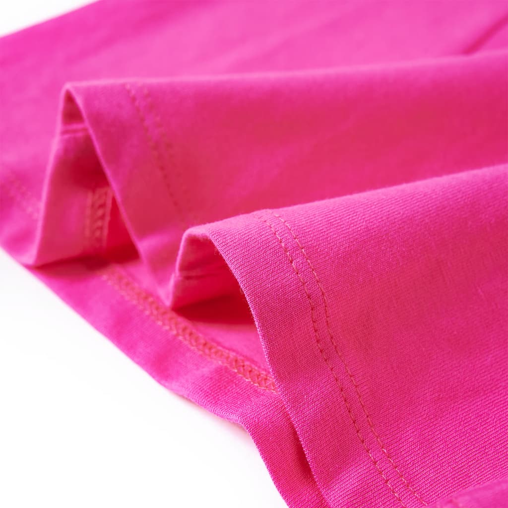 Kinder-Langarmshirt Dunkelrosa 104
