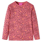 Kinderpyjama mit Langen Ärmeln Altrosa 92