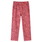 Kinderpyjama mit Langen Ärmeln Altrosa 104