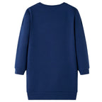 Kinder-Pulloverkleid Marineblau 116