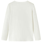 Kinder-Langarmshirt Ecru 116