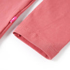 Kinder-Langarmshirt Altrosa 140