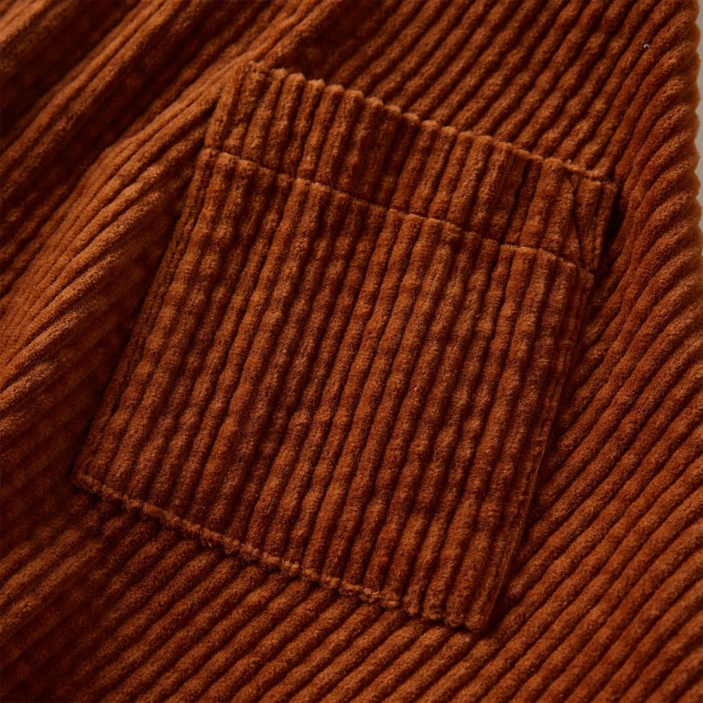 Kinderrock mit Taschen Cord Cognac 92