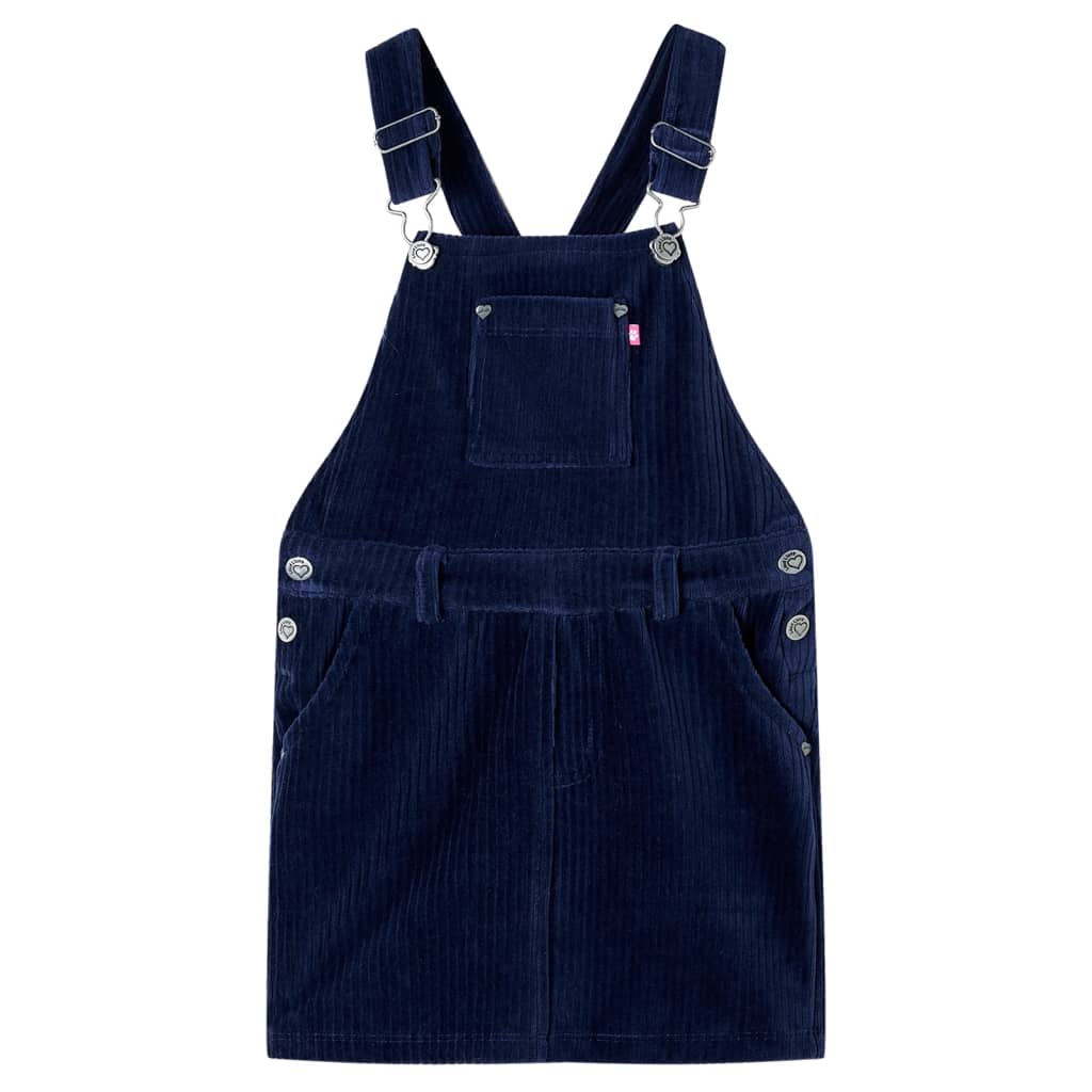 Kinder-Latzkleid Cord Hellrosa 104
