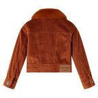 Kinderjacke Cord Cognac 128