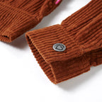 Kinderjacke Cord Cognac 128
