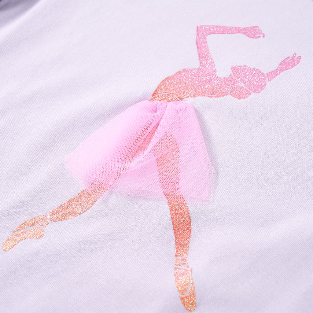 Kinder-Langarmshirt Helllila 92