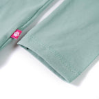 Kinder-Langarmshirt Minzgrün 116