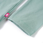 Kinder-Langarmshirt Minzgrün 128