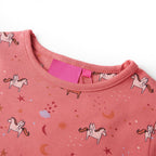 Kinderpyjama mit Langen Ärmeln Altrosa 128