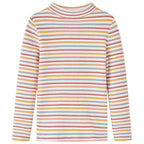Kinder-Langarmshirt Halbrollkragen Ecru 116
