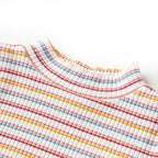 Kinder-Langarmshirt Halbrollkragen Ecru 128