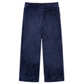Kinderhose Samt Dunkelblau 104