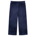 Kinderhose Samt Dunkelblau 116